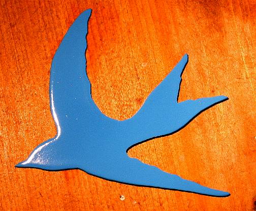Orange and Blue Bird Logo - THE BLUEBIRD TRADE MARK LOGO BLUE BIRD LEGEND