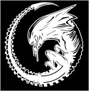 Xenomorph Logo - Alien queen aliens vs predator covenant xenomorph sticker decal