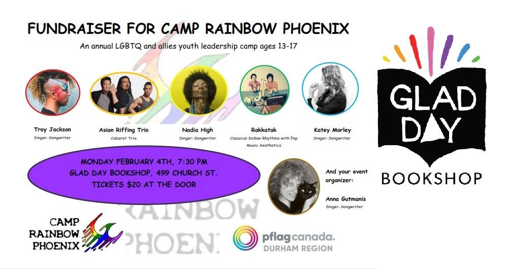 Rainbow Phoenix Logo - Fundraiser for Camp Rainbow Phoenix - Anna and Friends @ Glad Day ...
