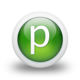 Green Orb Logo - 102940 3D Glossy Green Orb Icon Alphanumeric Letter P