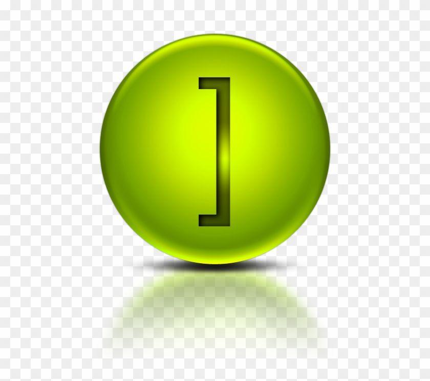 numerology number 1 green orb
