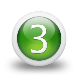 Green Orb Logo - 102989-3d-glossy-green-orb-icon-alphanumeric-number-3 | Residence