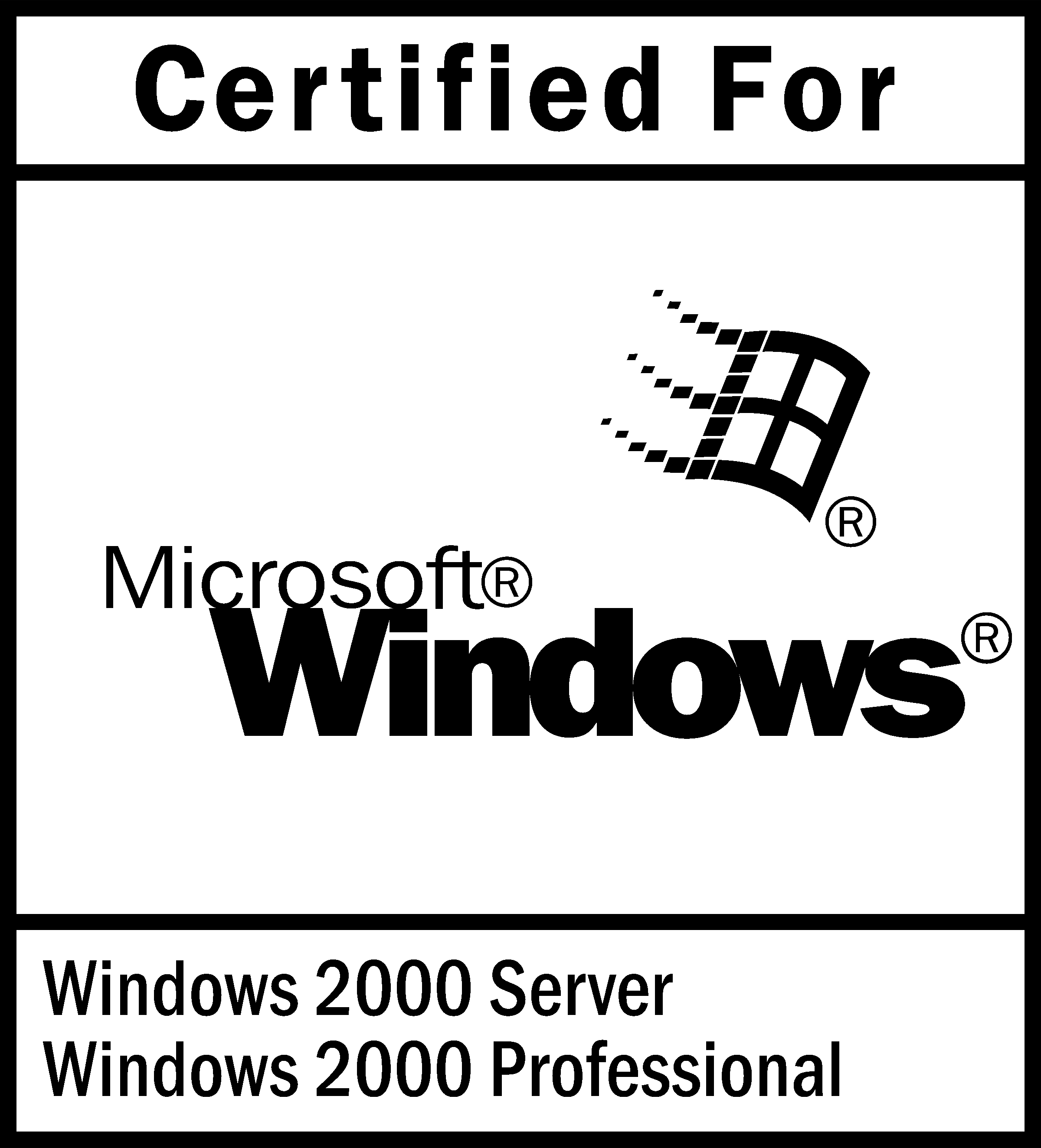 Windows 2000 Professional Logo - Microsoft Windows 2000 Logo PNG Transparent & SVG Vector - Freebie ...