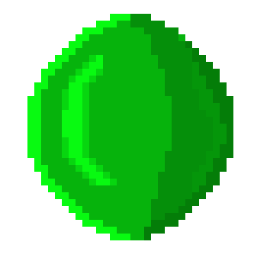 Green Orb Logo - Green Orb Pixel Art
