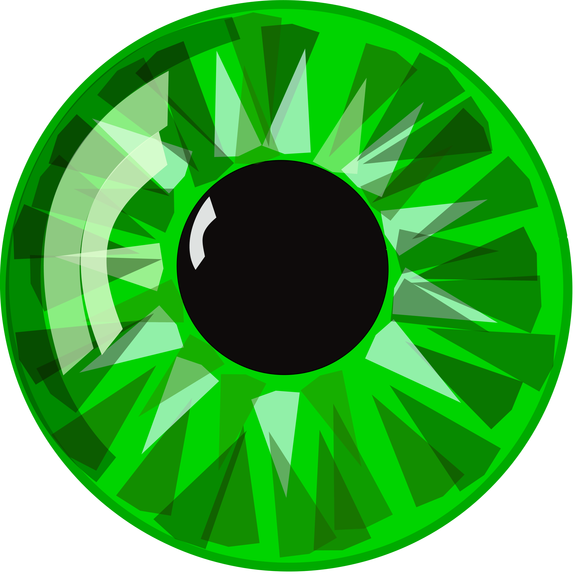 Green Orb Logo - Green eye.svg