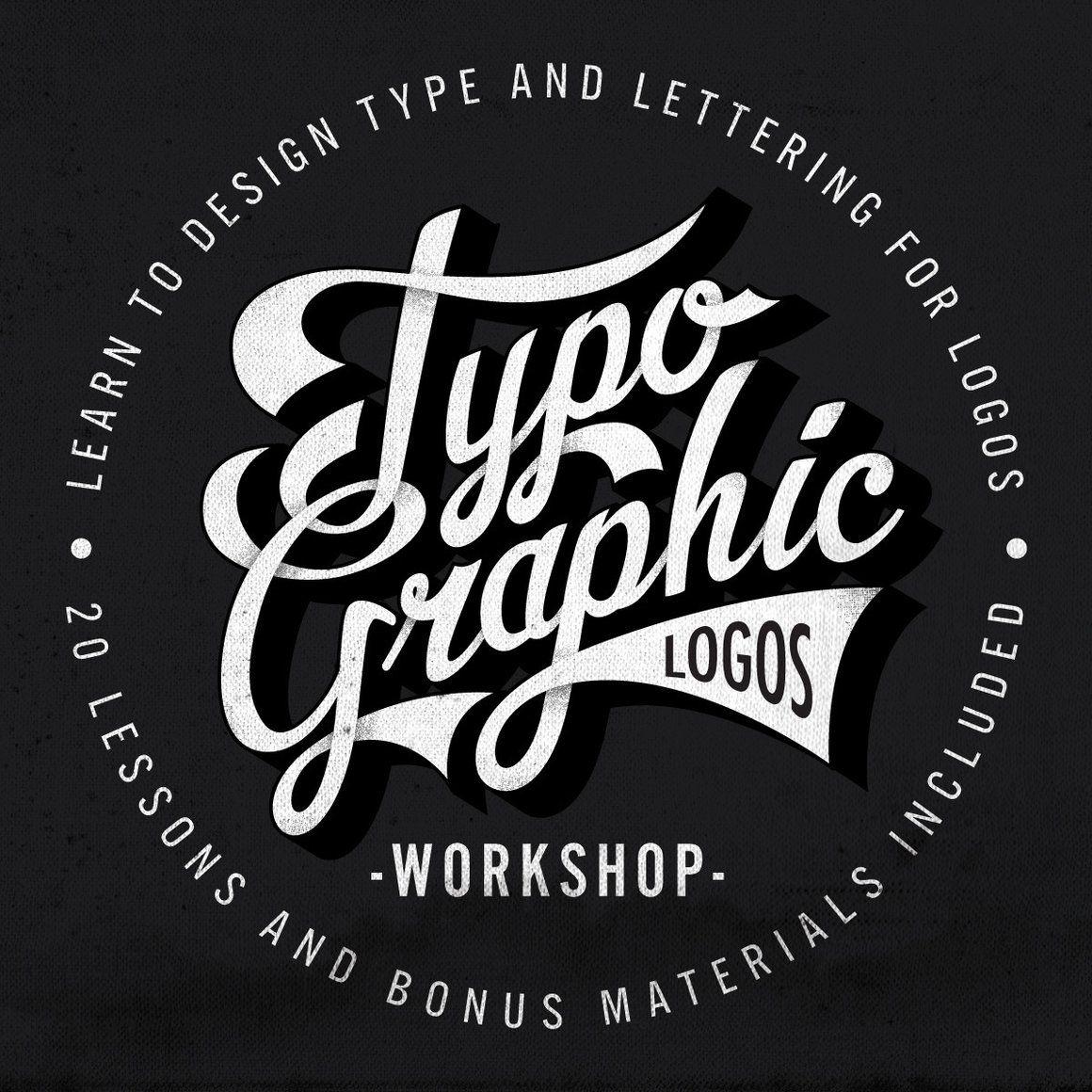 Workshop Logo - Typographic Logos Workshop - TheVectorLab