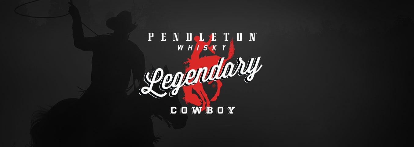 Pendleton Whiskey Logo - Legendary Cowboy