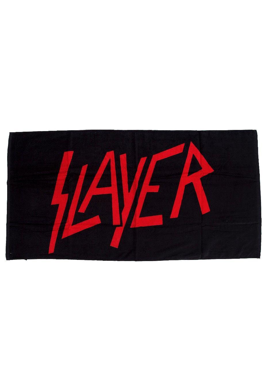Slayer Logo - Slayer - Logo - Towel - Official Metal Merchandise Shop - Impericon ...