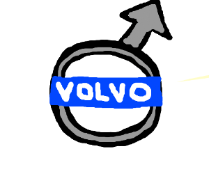 Volvo Logo - Volvo logo drawing by SethScrawlins - Drawception