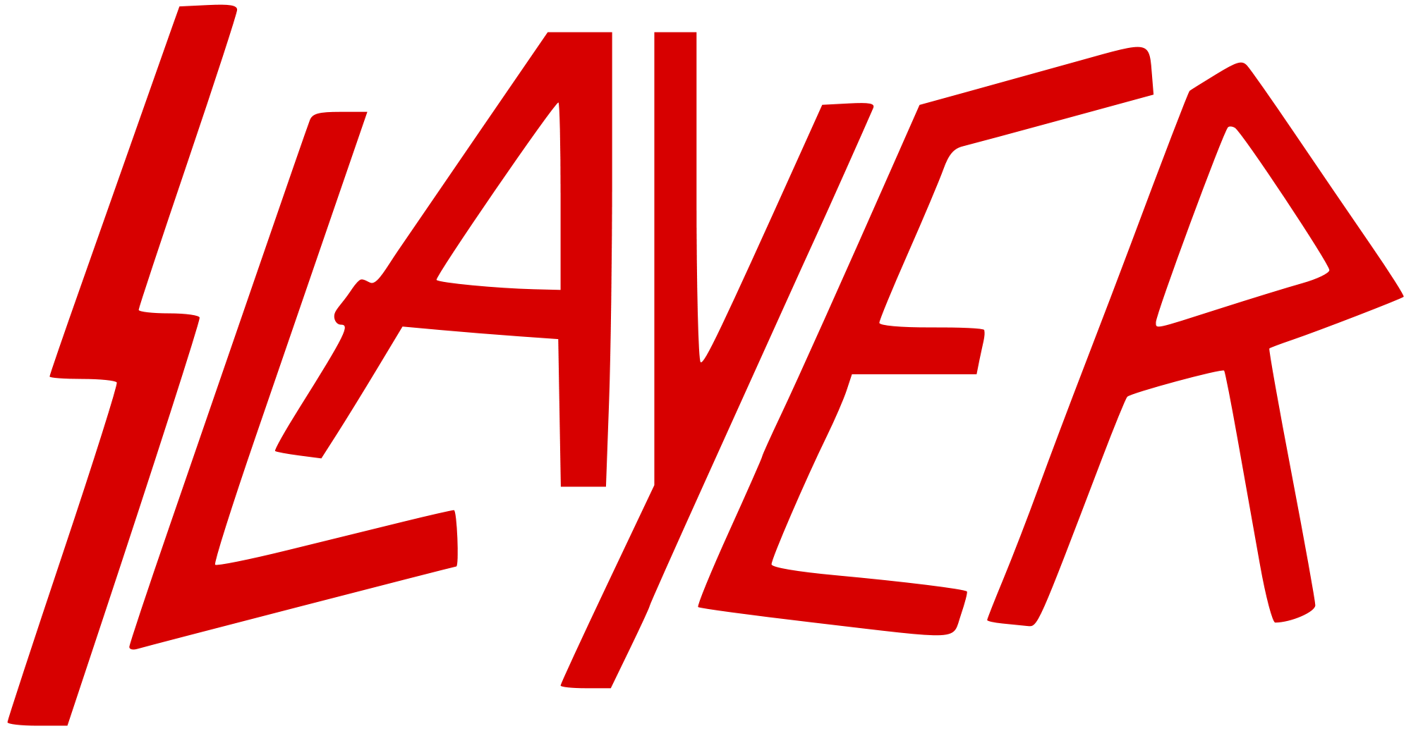 Slayer Logo - Slayer wordmark.svg