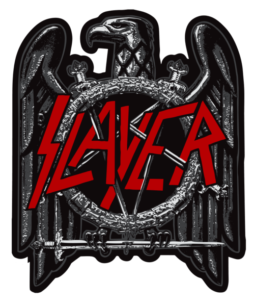 Slayer Logo - Slayer Merch | Black Eagle Die Cut Patch | Accessories | Slayer Store