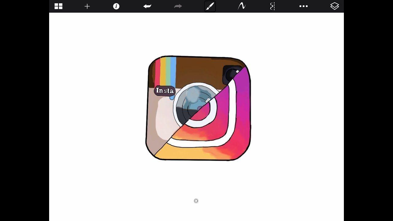 Instagram Old Logo - Speed Painting~Instagram logos/old vs new - YouTube