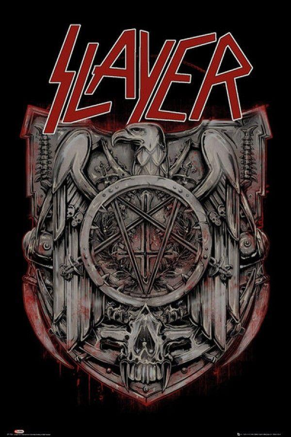 Slayer Logo - Slayer posters - Slayer Eagle Logo poster LP1706 - Panic Posters