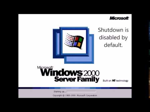Windows 2000 Server Logo - Windows 2000 Server Family Startup Sound - YouTube
