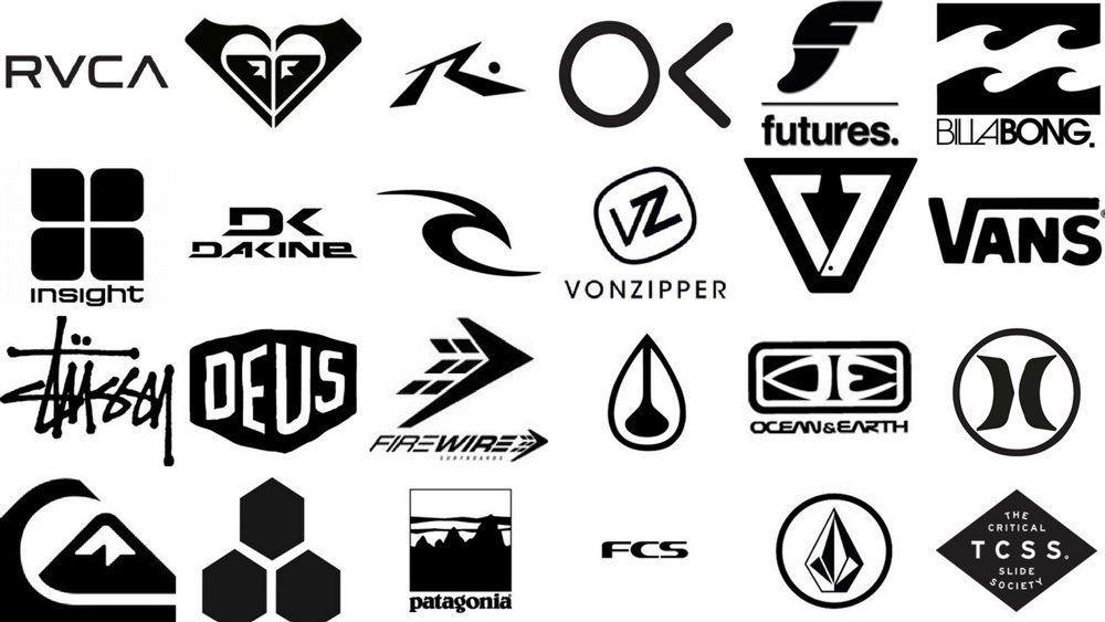 Surf Company Logo - A list of the best surf brands, including their logos, links to