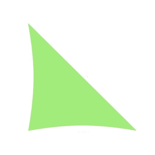 Right Triangle Green Logo - Shop Cool Area Right Triangle 16'5'' Sun Shade Sail for Patio in ...