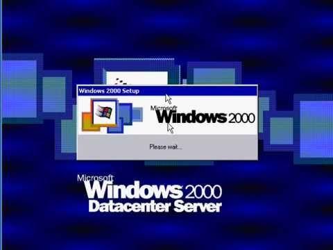 Windows 2000 Server Logo - Windows 2000 DataCenter Server Installation Part 2 - YouTube