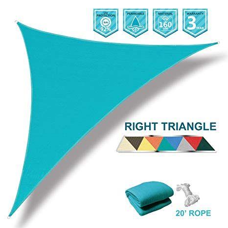 Right Triangle Green Logo - Amazon.com : Coarbor 8'x8'x11.3' Right Triangle Light Green UV Block ...