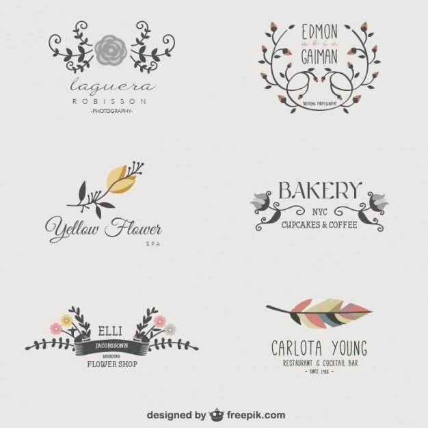 Floral Shop Logo - Floral business logos Vector | Free Download