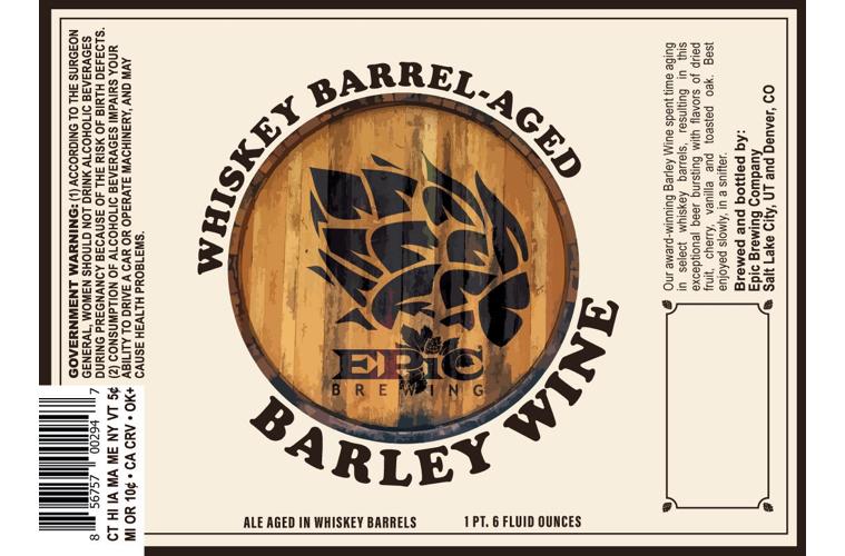 Whiskey Barrel Logo - Epic Files Label for Whiskey Barrel-Aged Barley Wine – Tenemu