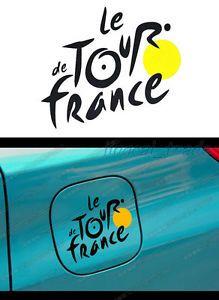 Le Tour De France Logo - Black Le Tour de France Logo Car Auto SUV Window Body Fuel Tank