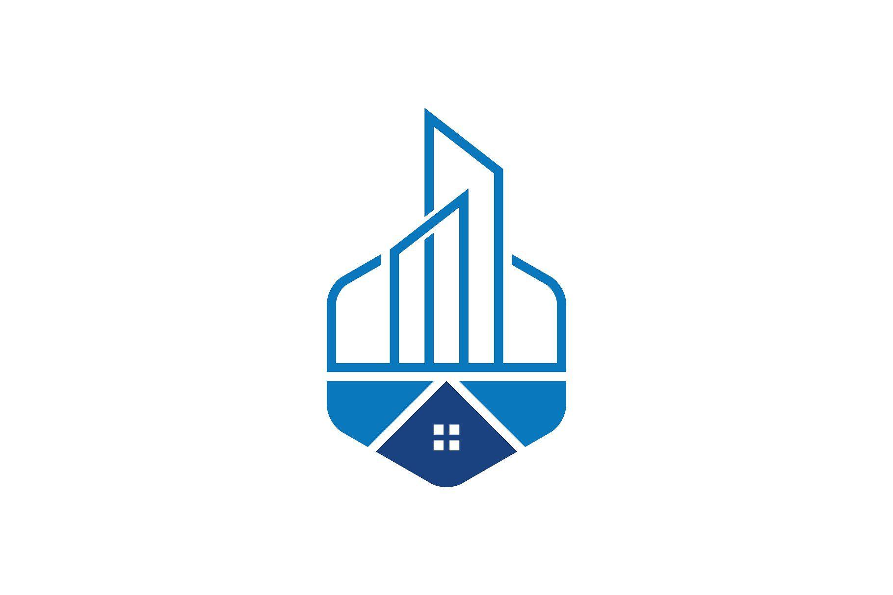 Real Estate Business Logo - Modern Real Estate Logo ~ Logo Templates ~ Creative Market