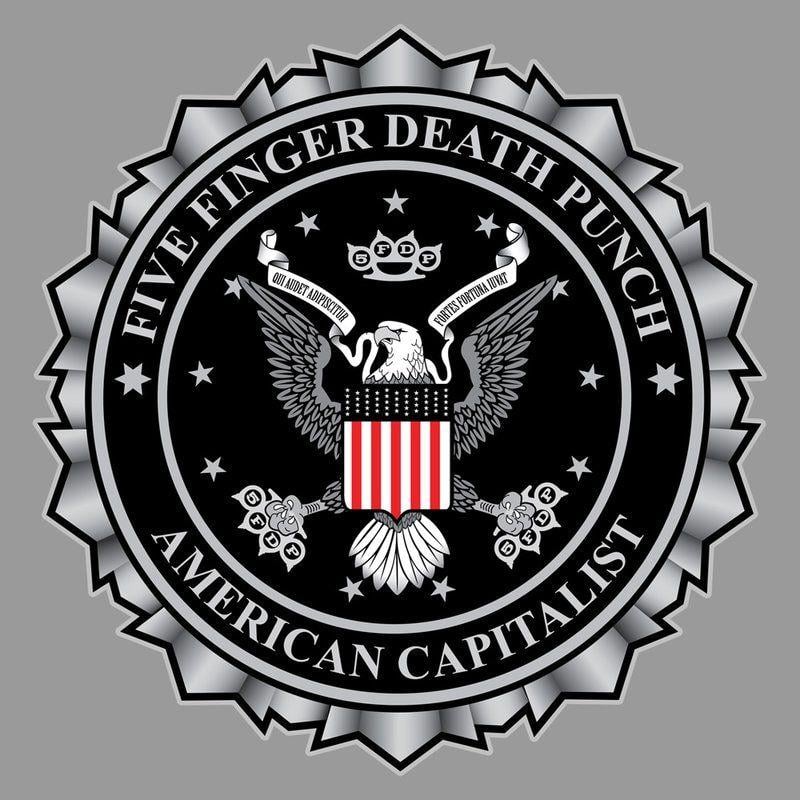 5FDP Eagle Logo - Five Finger Death Punch T-Shirt - Eagle Seal, € 19,90