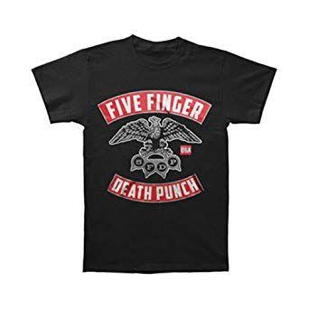 5FDP Eagle Logo - Amazon.com: FIVE FINGER DEATH PUNCH -- EAGLE KNUCKLE -- MENS TEE (S ...