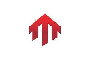 Red M Logo - M logo Photo, Graphics, Fonts, Themes, Templates Creative Market