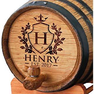 Whiskey Barrel Logo - Amazon.com: Personalized Mini-Oak Whiskey Barrel by JDS: Barware ...