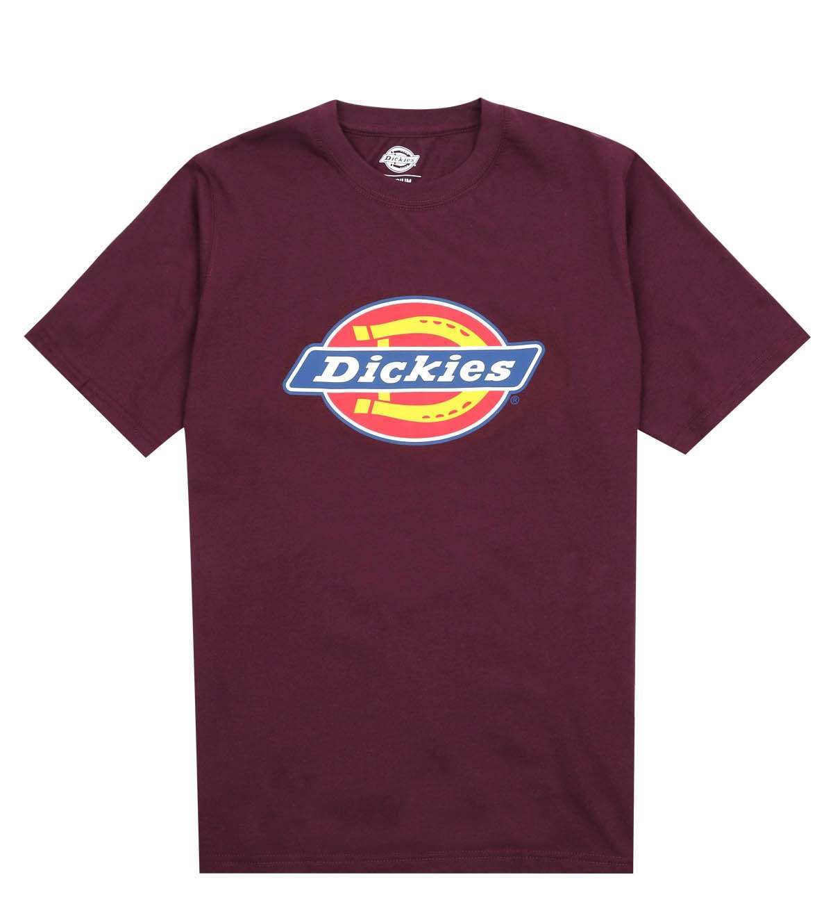 Maroon Horseshoe Logo - Dickies Horseshoe T Shirt Maroon | 5Pointz