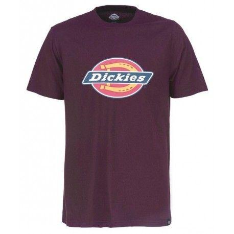 Maroon Horseshoe Logo - Dickies Horseshoe Maroon Tee Shirt - Breizh Rider