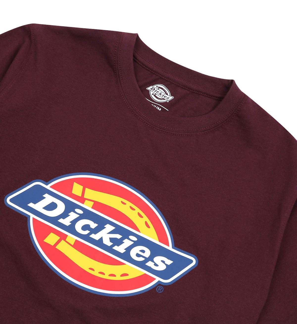 Maroon Horseshoe Logo - Dickies Horseshoe T Shirt Maroon | 5Pointz