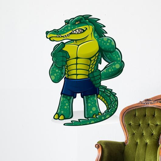 Strong Alligator Logo - Strong Alligator Wall Decal – WallMonkeys.com