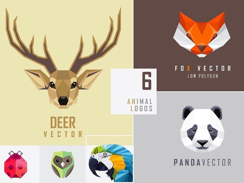 Geometric Animal Logo - Geometric animal logo marks by Logo Templates | Dribbble | Dribbble