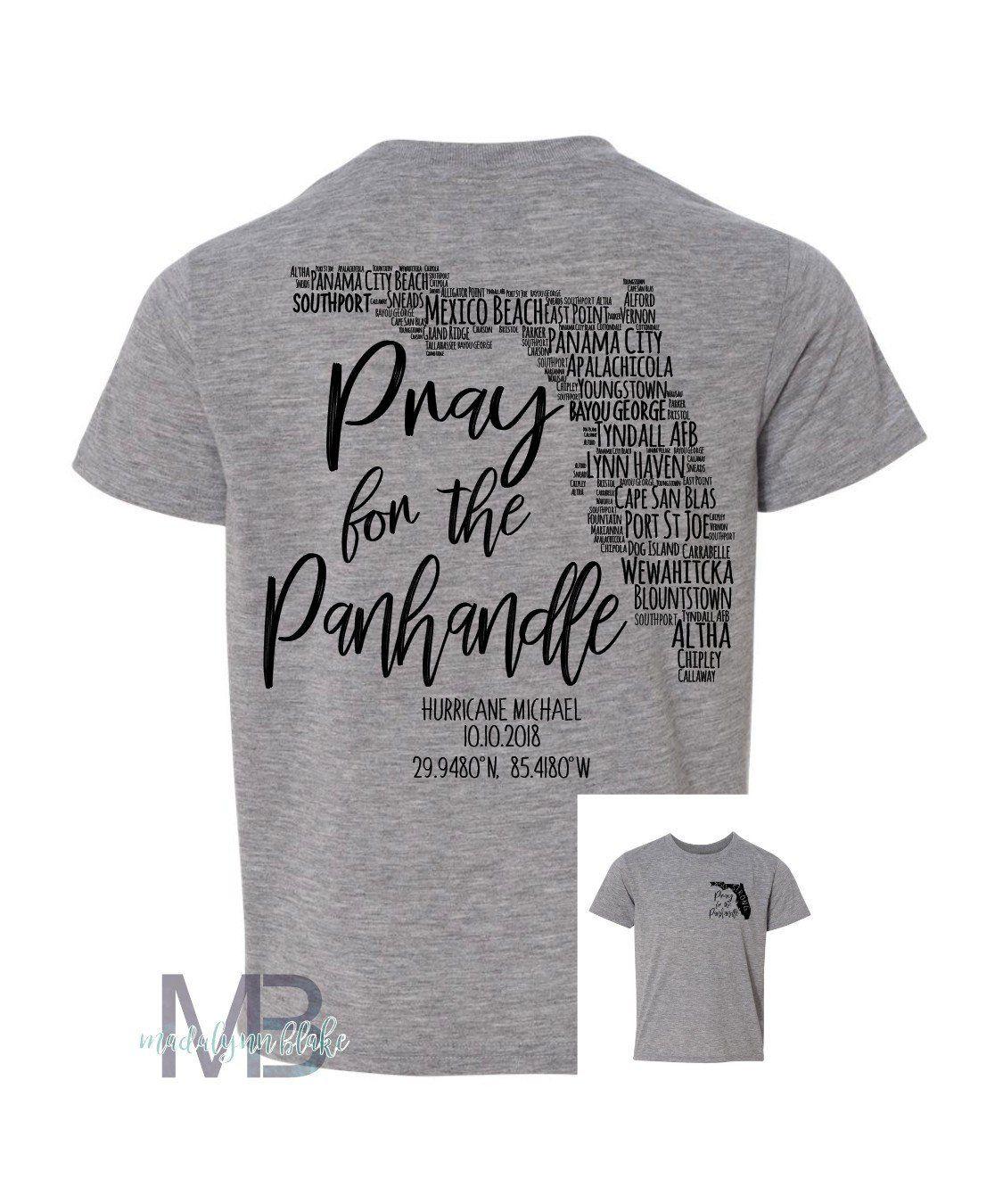 Strong Alligator Logo - Adult Pray For The Panhandle 850 Strong Shirt Now Includes
