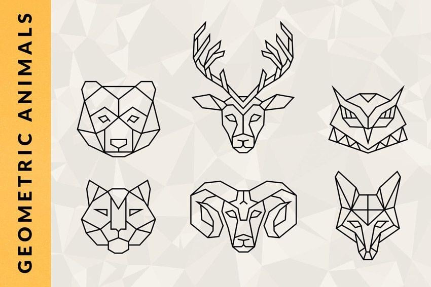 Geometric Animal Logo - 25 Best Animal Logo Templates