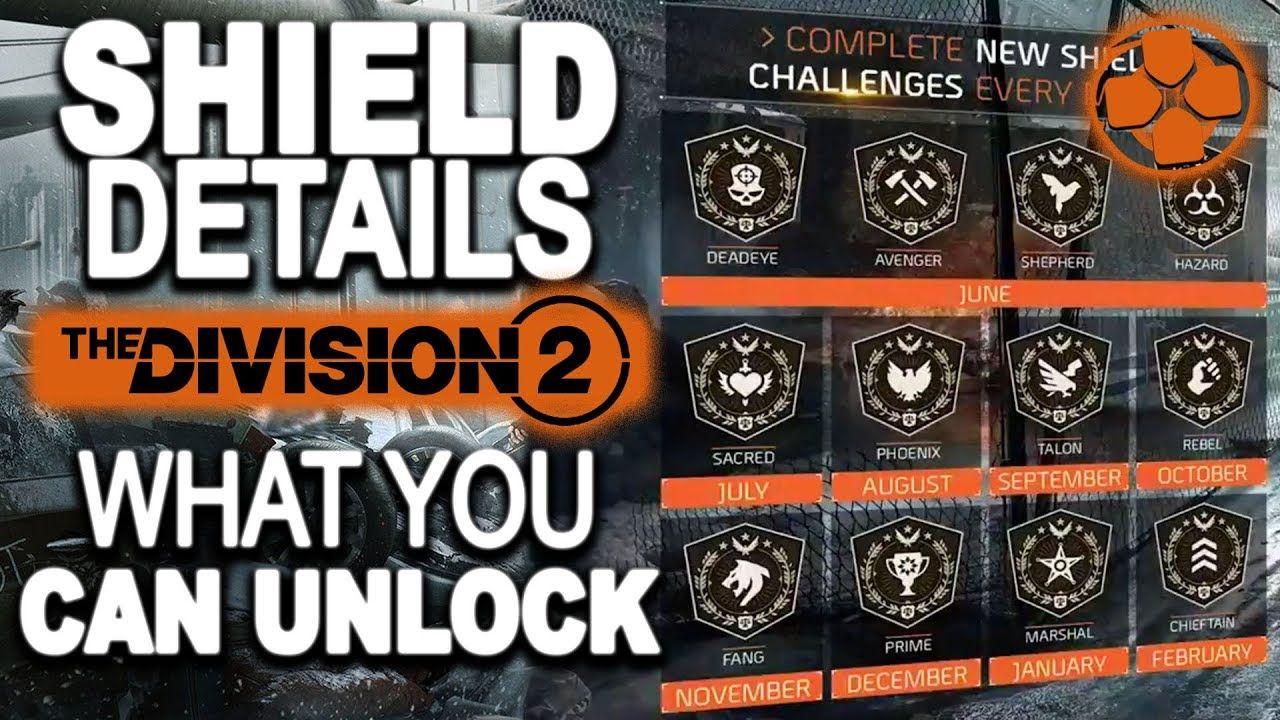 The Division Shield Logo - The Division 2 | Shield Info Revealed | What Can You Unlock | Earn ...
