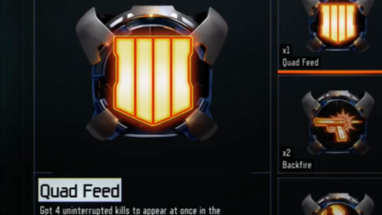 Bo4 Logo - If you get a quad feed in BO3 now the medal is the BO4 logo. : blackops3