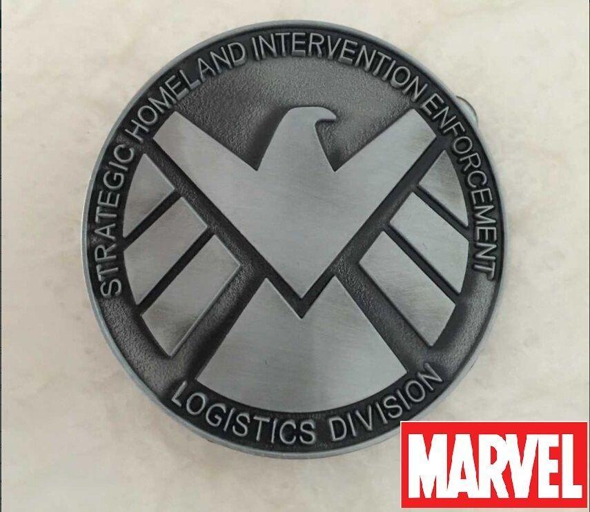 The Division Shield Logo - V2z Marvel Comics Agents of SHIELD S.H.I.E.L.D Logo BELT BUCKLE