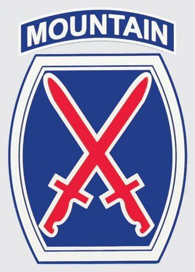 The Division Shield Logo - 10th Mountain Division Shield Logo Decal | North Bay Listings