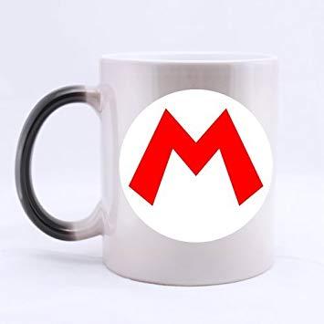 Red M Logo - Red M Logo for Mario Customized Personalized Coffee Mug Novel Gift