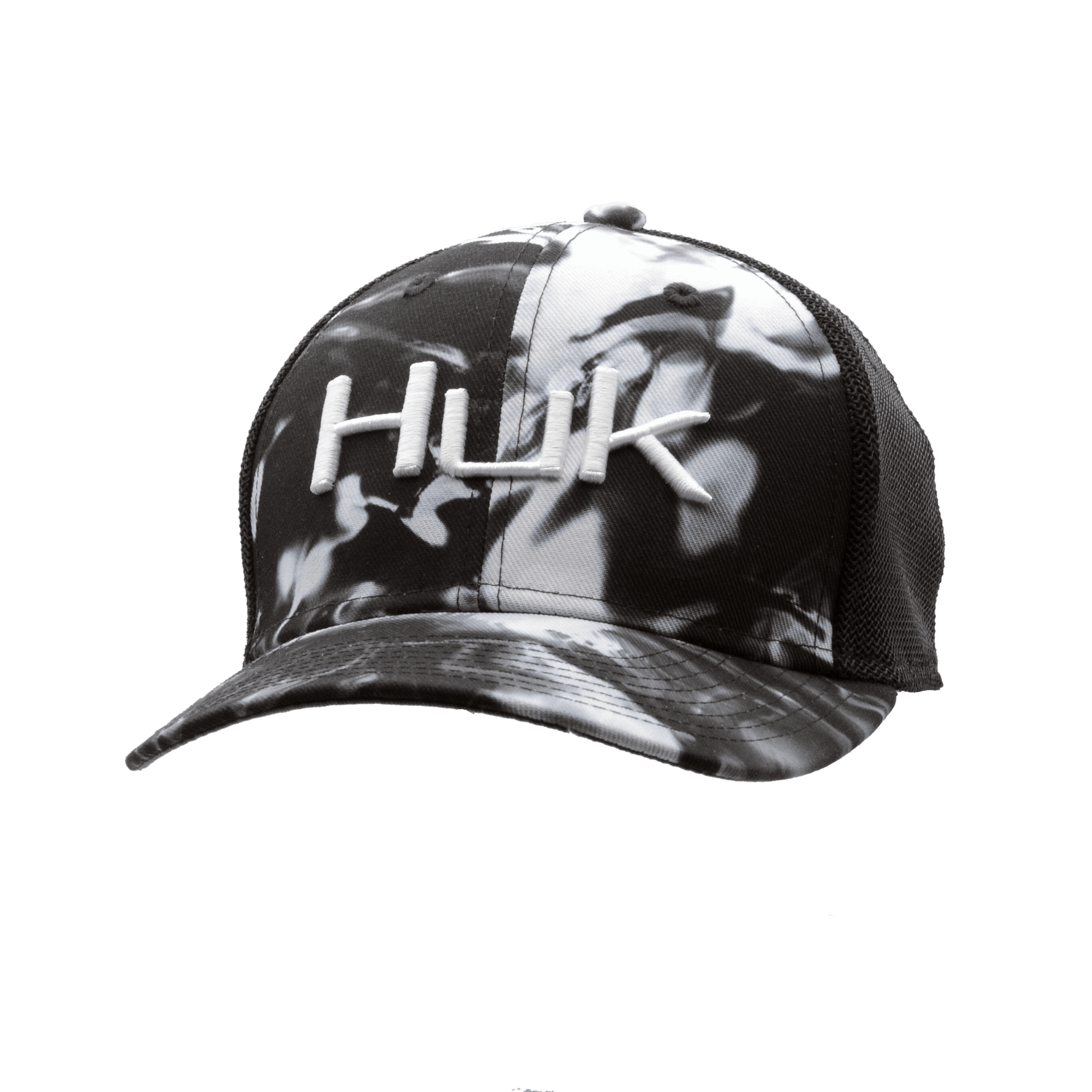 Camo Fights Logo - Huk Camo Trucker Stretch Cap
