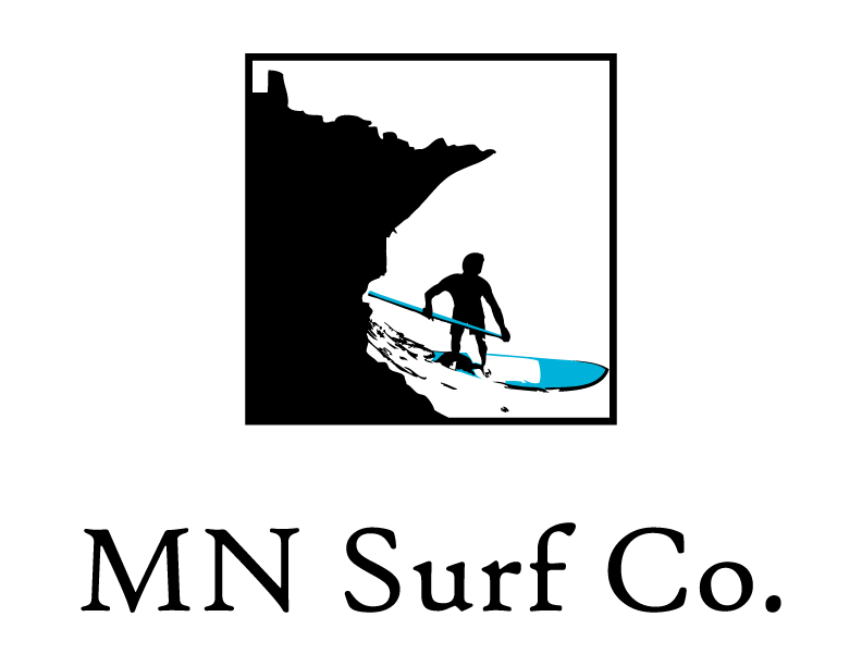 Surfboard Company Logo - MN Surf Co. Logo | GREAT 8 CREATIVE