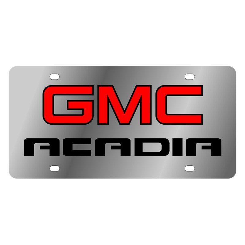 GMC Acadia Logo - Eurosport Daytona® License Plate with GMC Acadia Logo