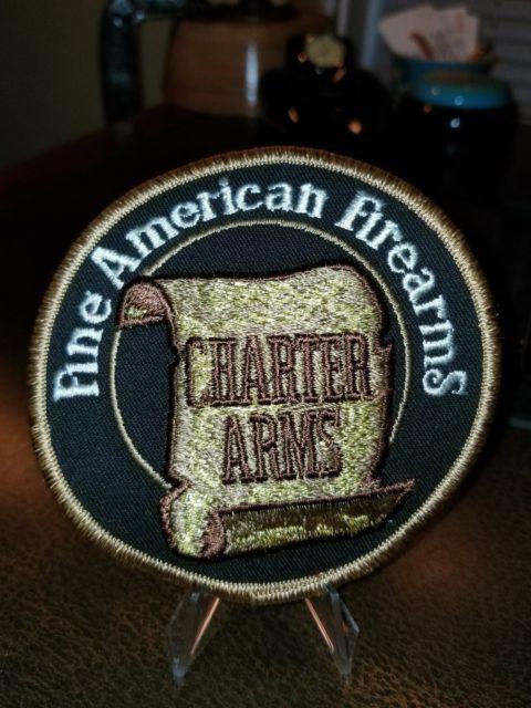 Charter Arms Logo - VINTAGE HUNTING/ FIREARMS RELATED PATCH 1950 1960 ERA CHARTER ARMS