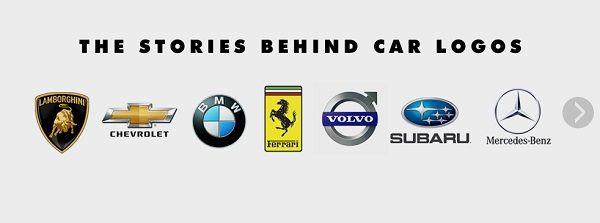 Famous Car Brand Logo - The History Behind The Logos Of Famous Car Brands - DesignTAXI.com