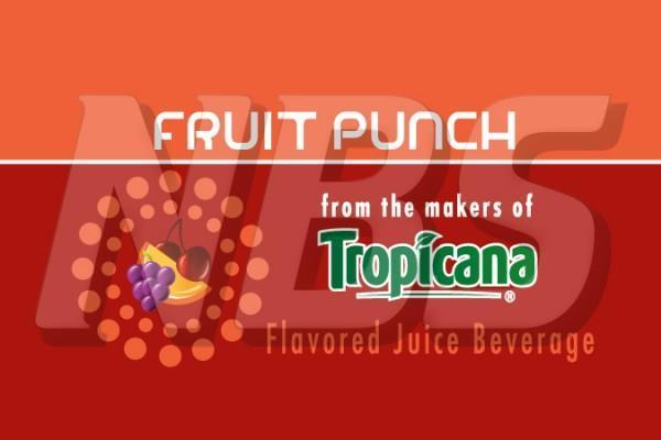 Tropicana Fruit Punch Logo - Tropicana UF-1 Fountain Valve Decals — Midwest Beverage