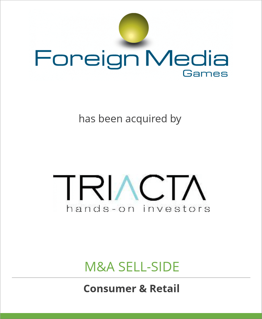 Foreign Media Logo - Foreign Media Games has been acquired by Triacta | Oaklins