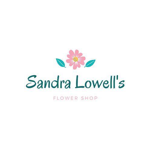 Floral Logo - Teal & Light Pink Flowers Floral Logo - Templates by Canva